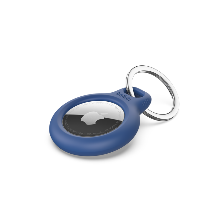 Belkin Secure Holder with Key Ring for AirTag - Blue F8W973BTBLU