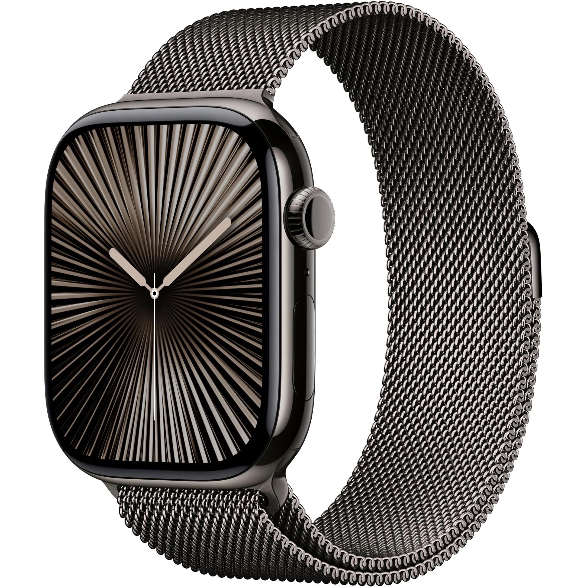 Watch Series 10 GPS + Cellular 42mm Slate Titanium Case with Slate Milanese Loop