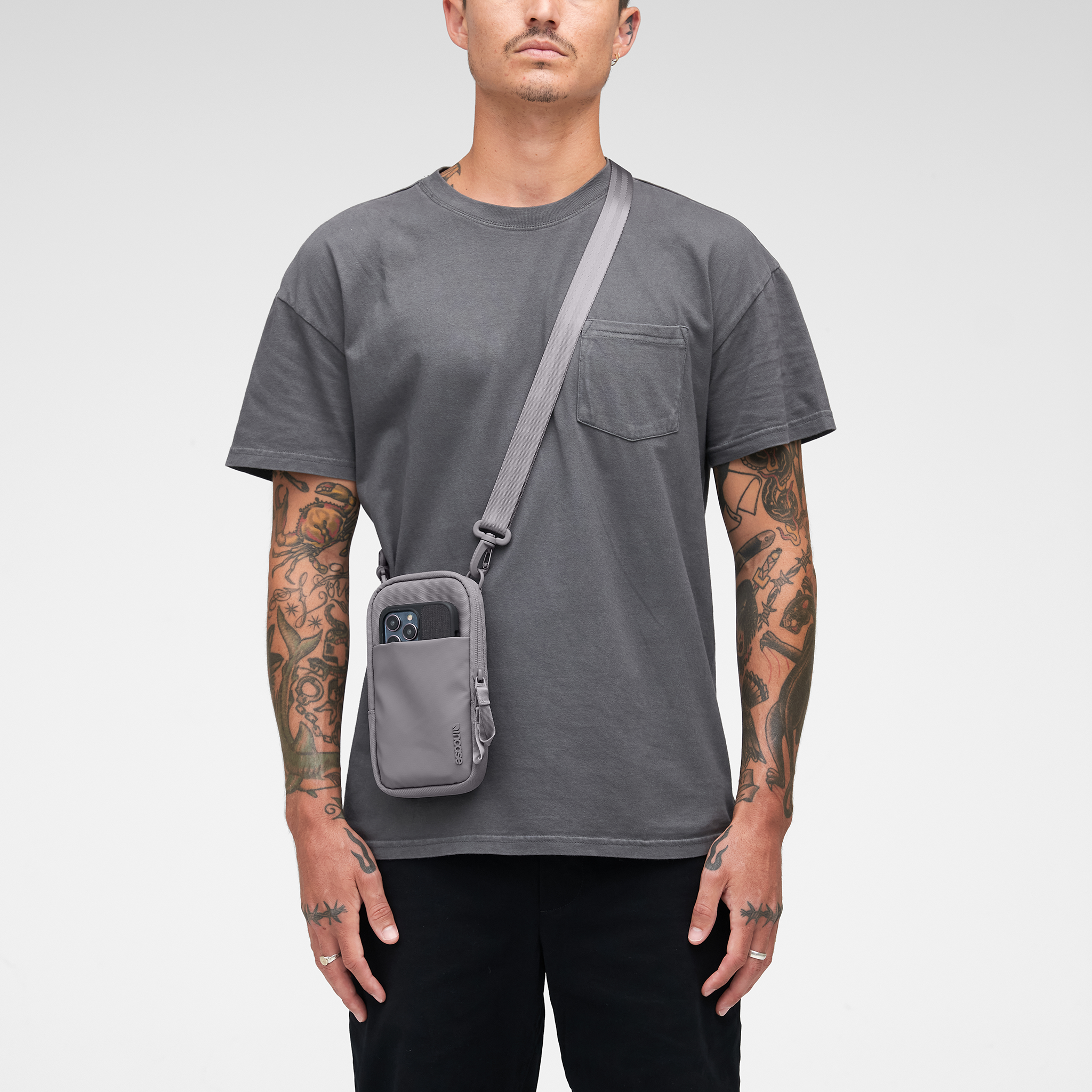 Incase A.R.C. Small Crossbody Bag – Grey – product image 1