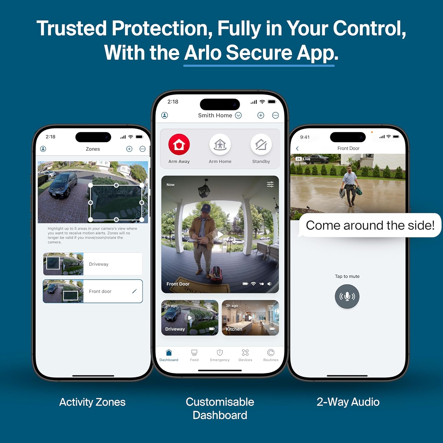 Arlo Pro Security Camera 2K (6th Gen – 2025 Release) 4 Camera Pack