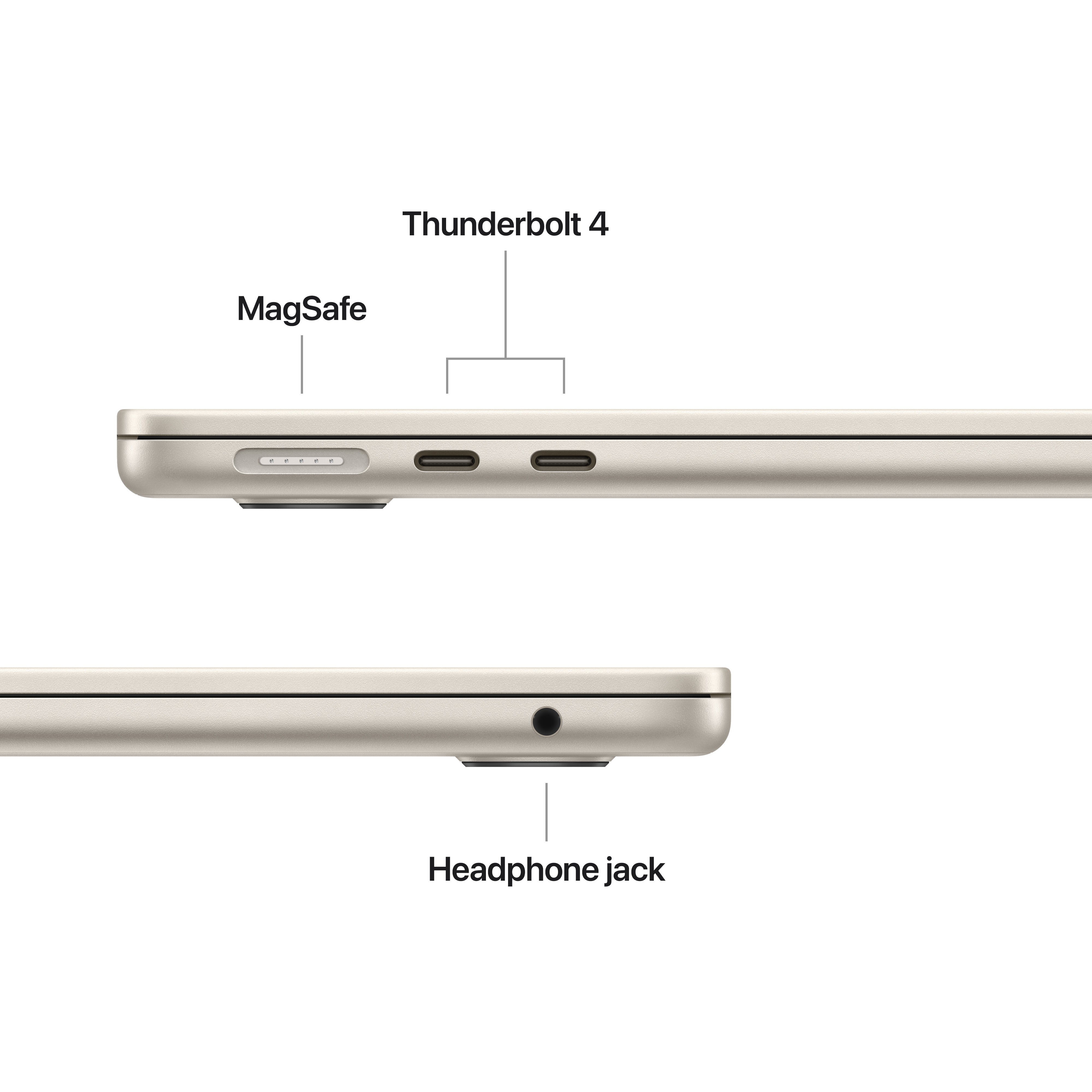 MacBook Air 13.6in - Starlight - M5 (10C CPU / 8C GPU) - 16GB - 512GB SSD