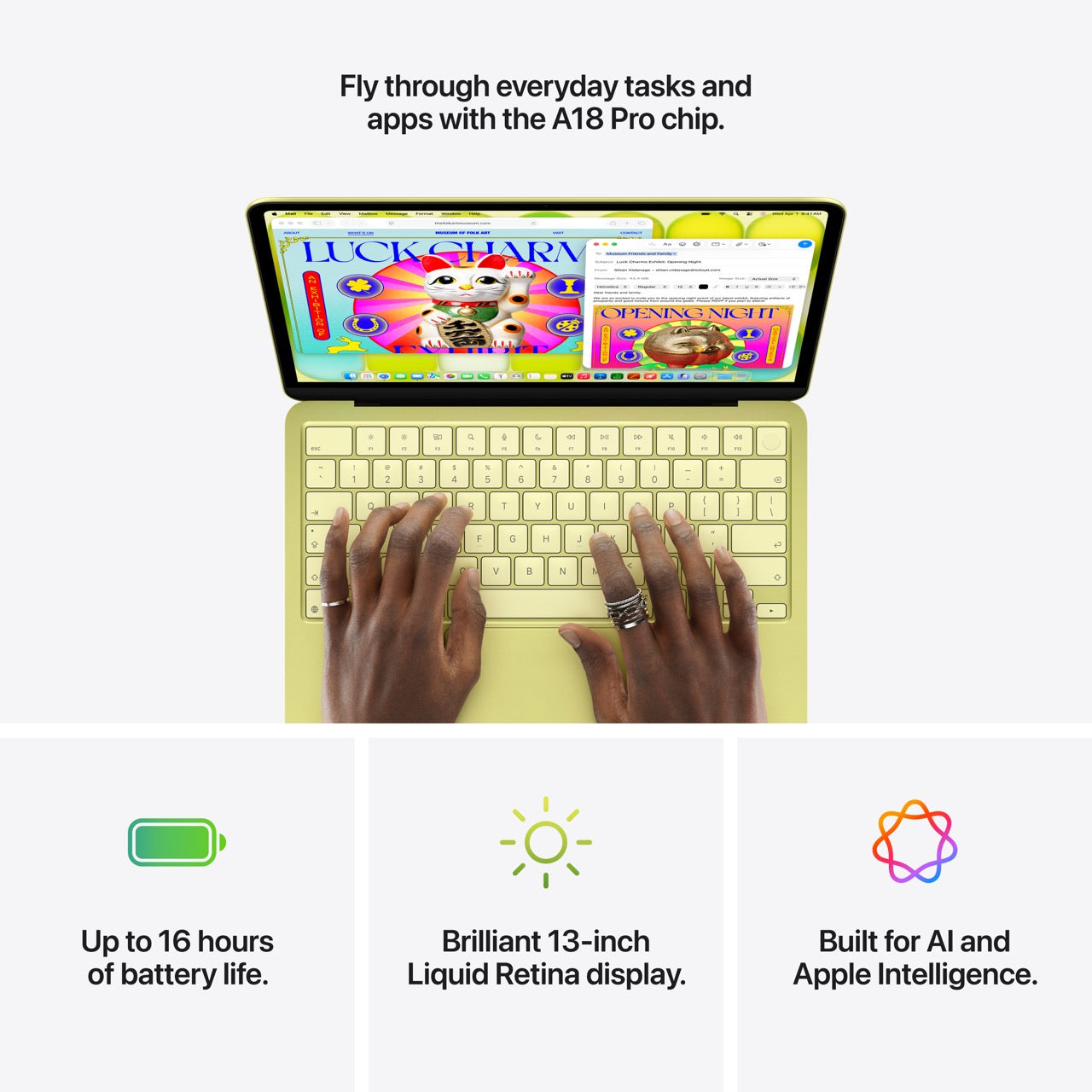 MacBook Neo 13in - Indigo - A18 Pro - 8GB - 512GB SSD - Magic Keyboard with TouchID (EN)
