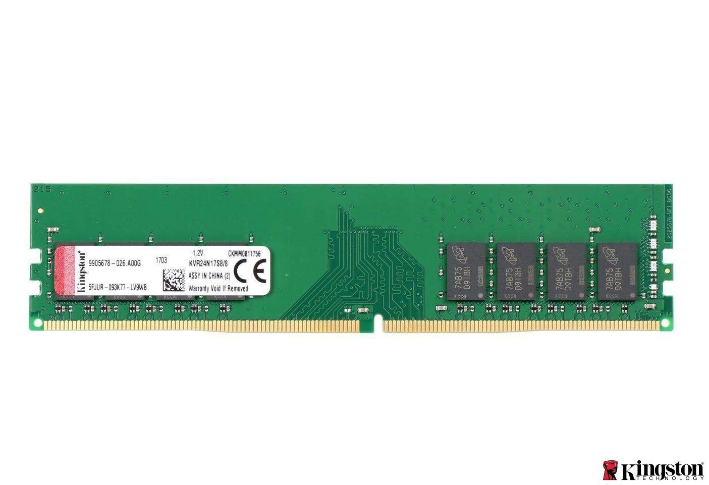 Kingston KVR32N22S8/8 8GB DDR4 3200Mhz Non ECC Memory RAM DIMM