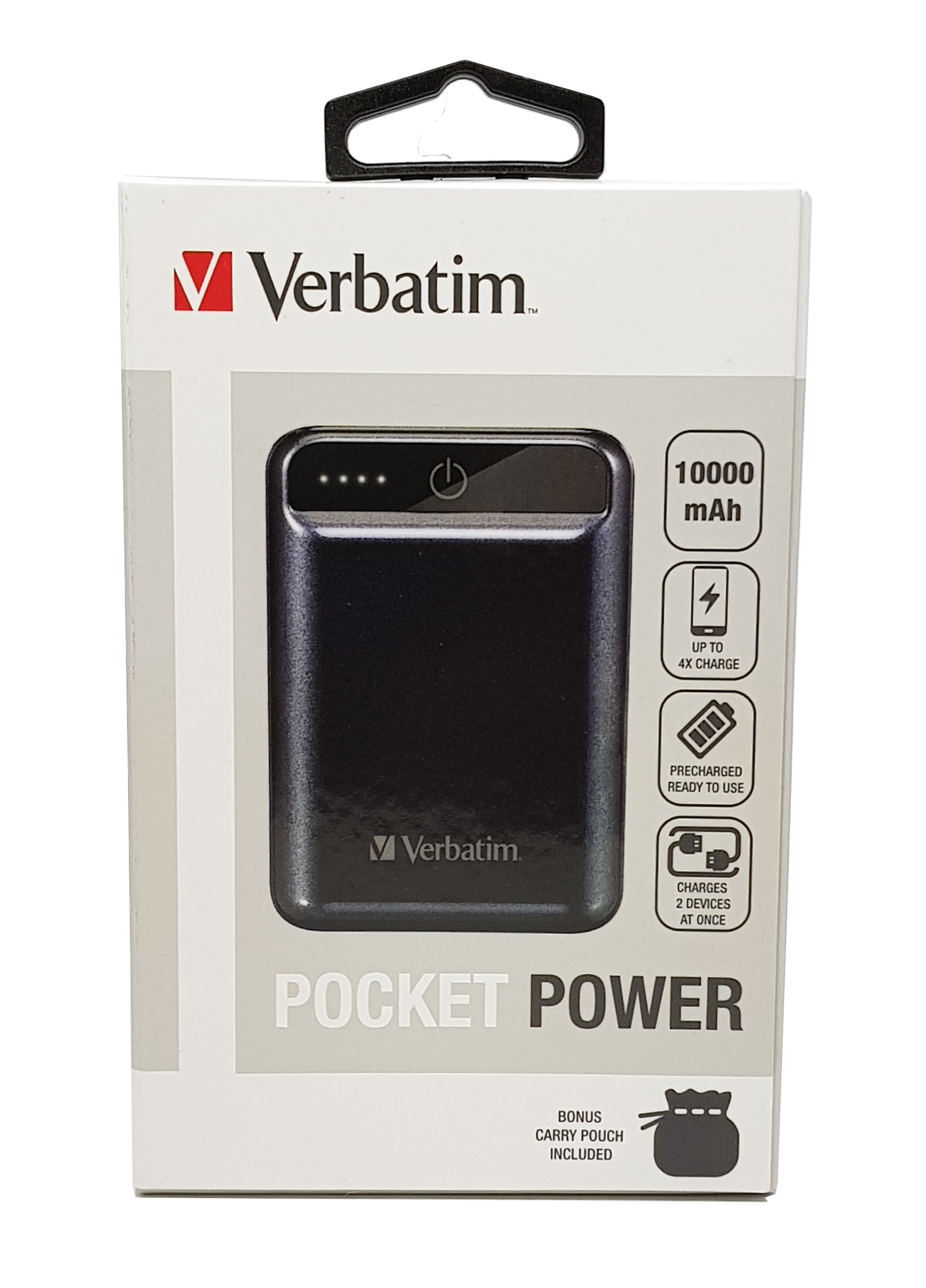Verbatim Pocket Power Pack 10,000 mAh - GRAPHITE