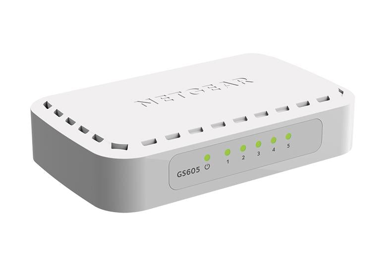 Netgear GS605 5-Port Gigabit Ethernet Home/Office Switch