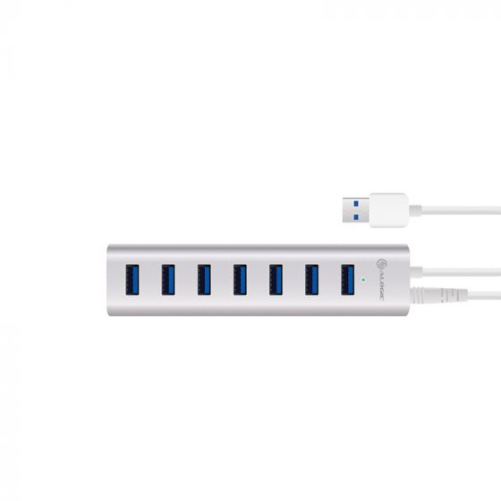 Brand New ALOGIC 7 Port USB Hub - Aluminium Unibody with Power Adapter - Prime Series