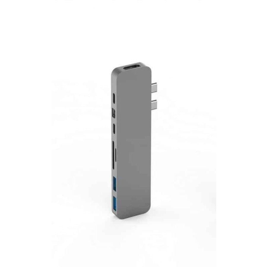 HyperDrive PRO 8-in-2 USB-C Hub - Grey GN28D-GRAY