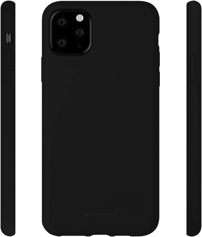 iPhone 17 Pro Max Goospery Mercury Silicone Case - Black