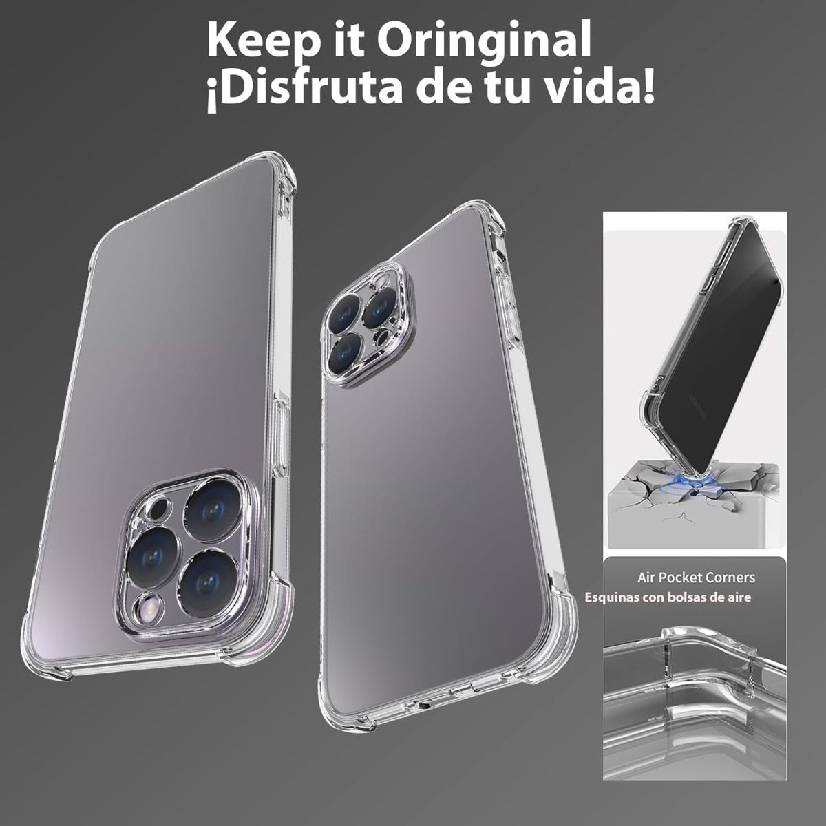 iPhone 17 Pro Max BLACKTECH Hard Protective - Clear