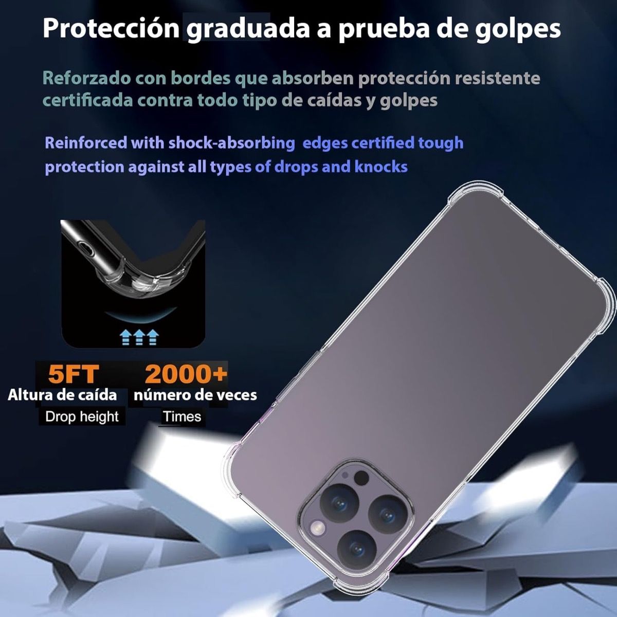 iPhone 17 Pro Max BLACKTECH Hard Protective - Clear