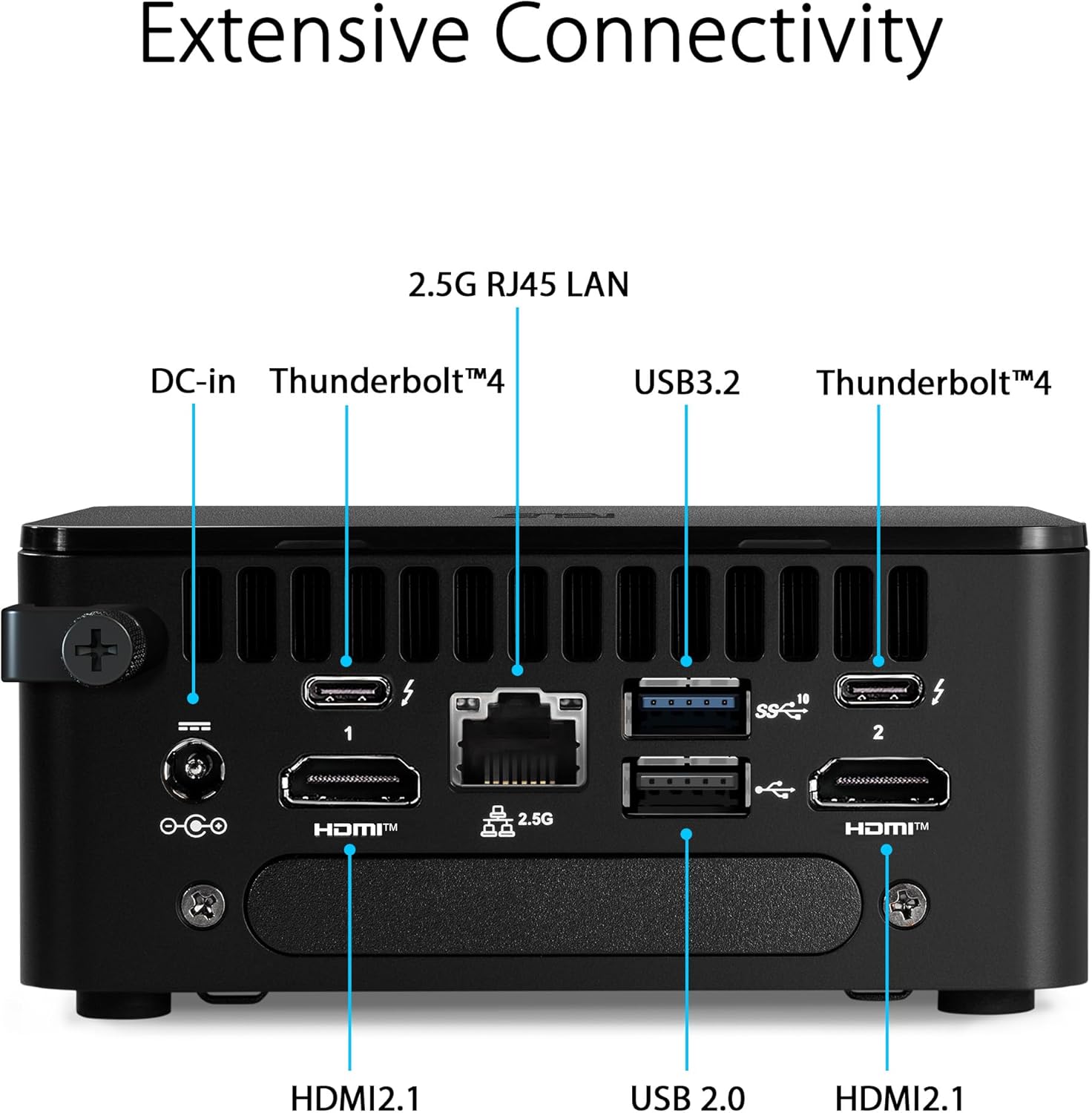 ASUS NUC 13 Pro Slim Kit RNUC13ANKI300000I (Intel Core i3 1315U Processor, Graphics, WiFi 6E, No Operating System, No Power Cord)