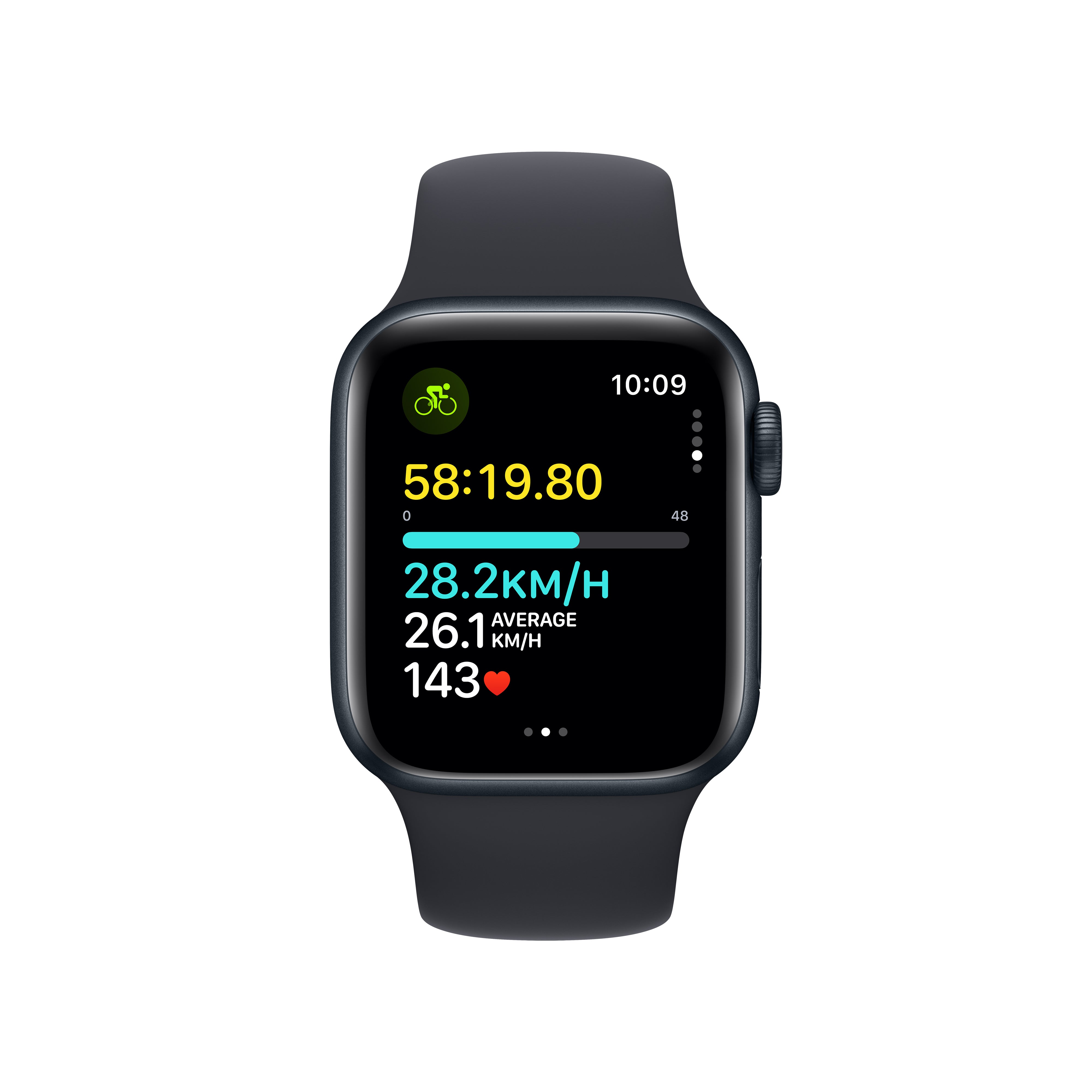 Watch SE (2nd Gen) GPS 44mm Midnight Aluminium Case with Midnight Sport Band - M/L Clearance Price