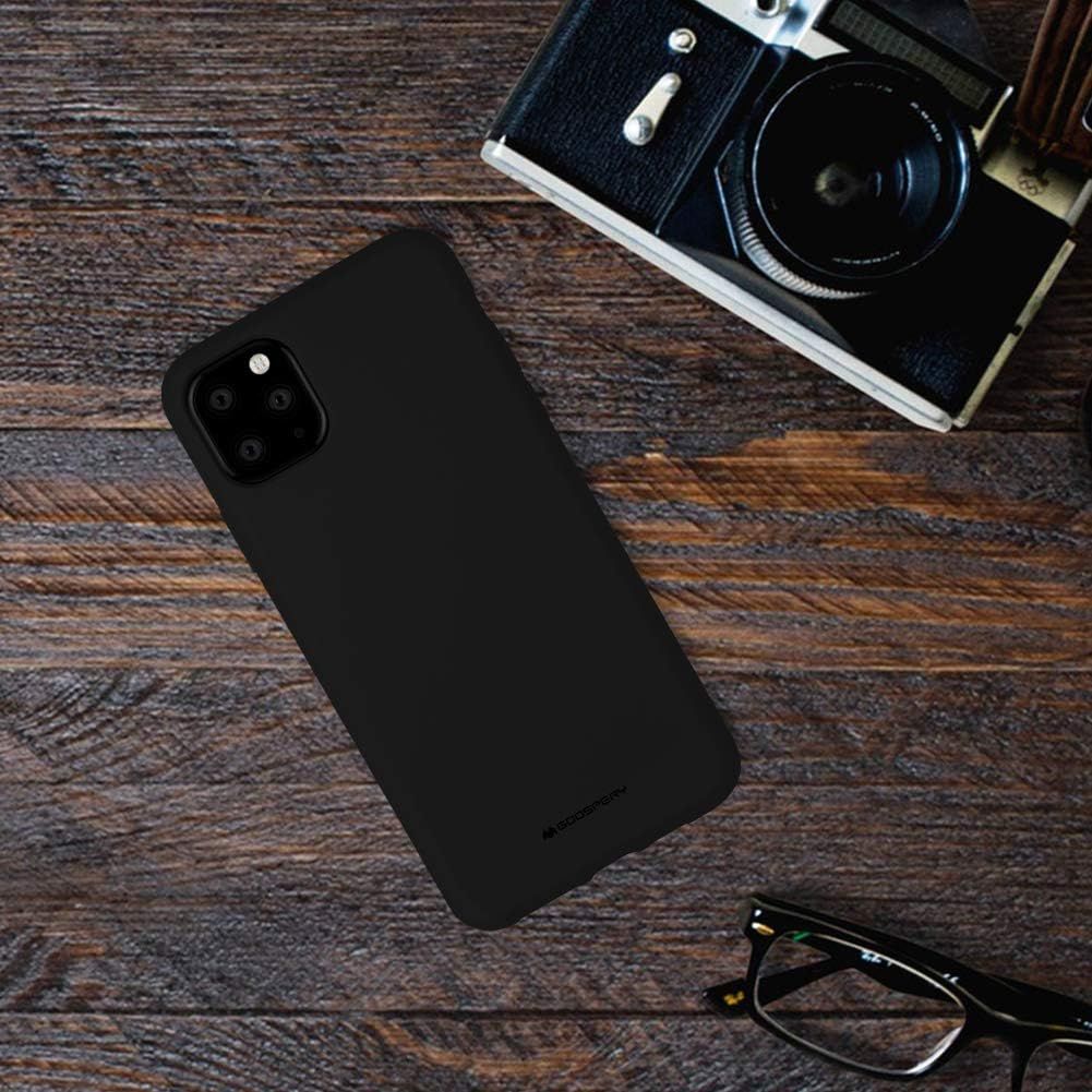 iPhone 17 Pro Max Goospery Mercury Silicone Case - Black