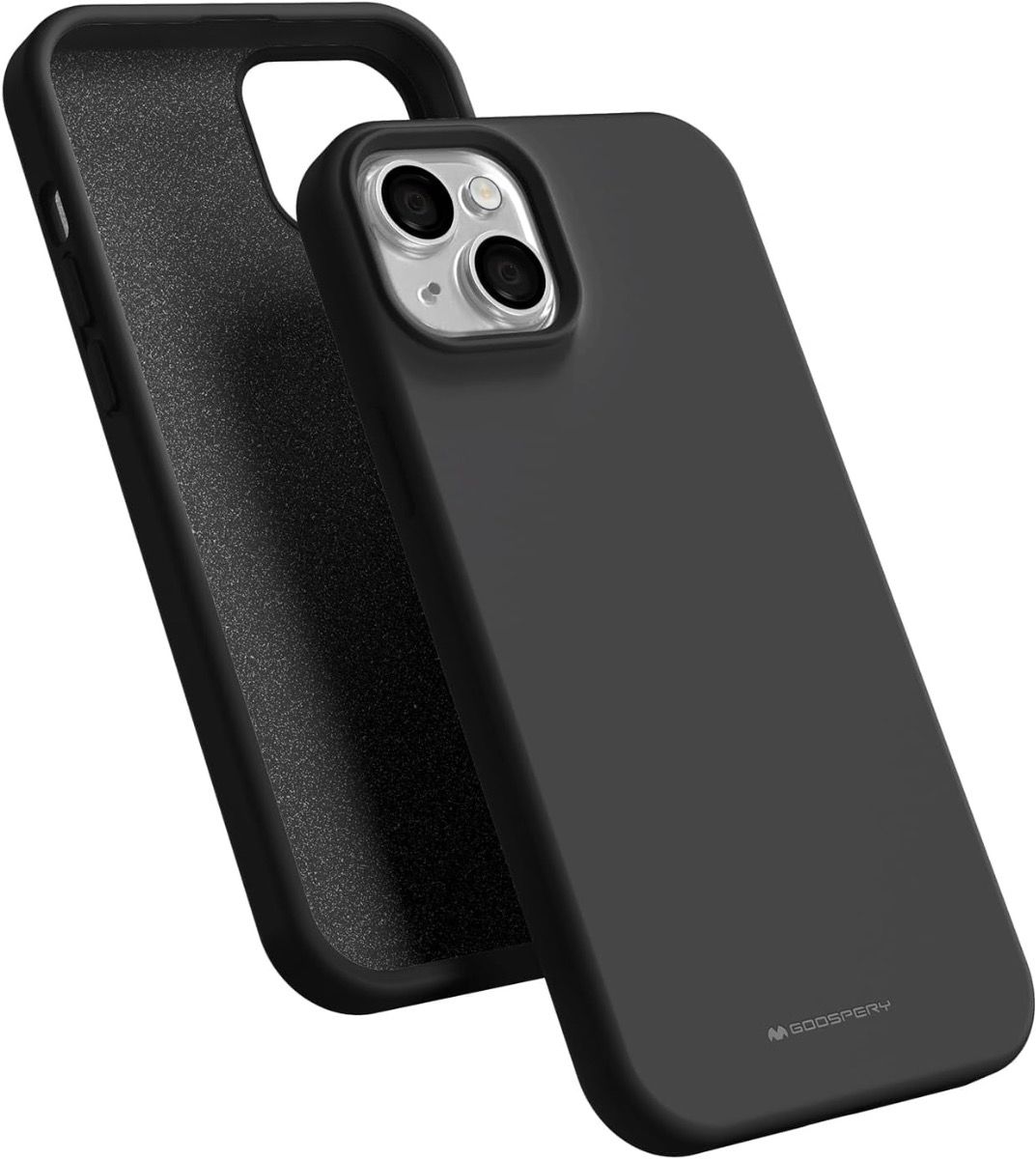 iPhone 17 Pro Max Goospery Mercury Silicone Case - Black