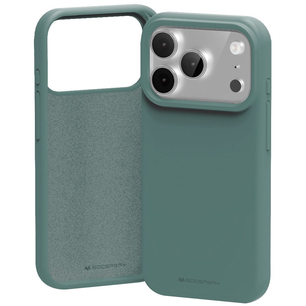iPhone 17 Pro Max Goospery Mercury Silicone Case - Green