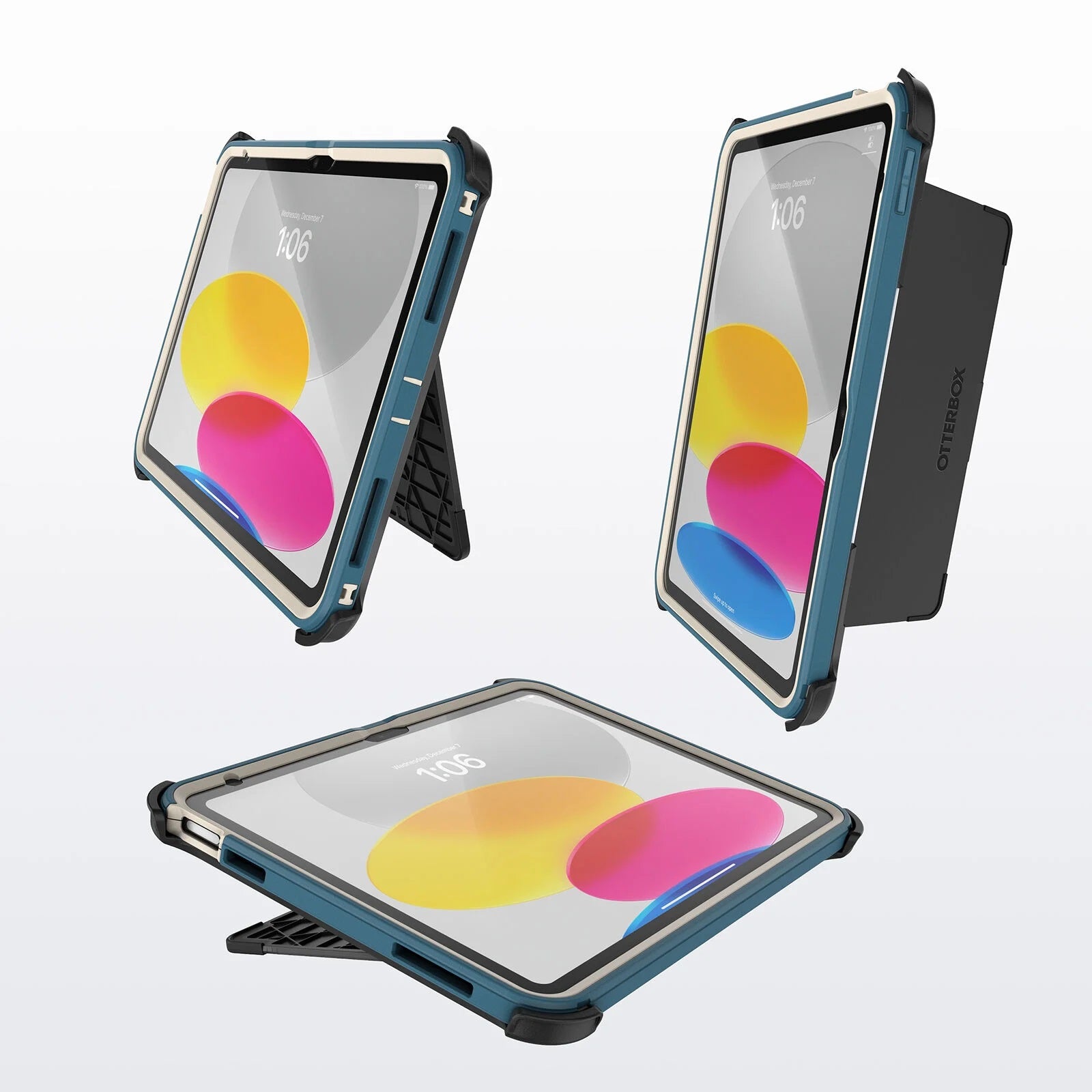 OtterBox Defender Apple iPad (11.0") 11th Gen (A16)/iPad 10th Gen (10.9") Case Baj Beach (Blue)- (77-90081)