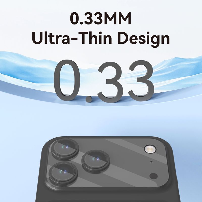 iPhone 17 Pro Max LITO C1 Camera Anti-Glare Tempered Glass - Black
