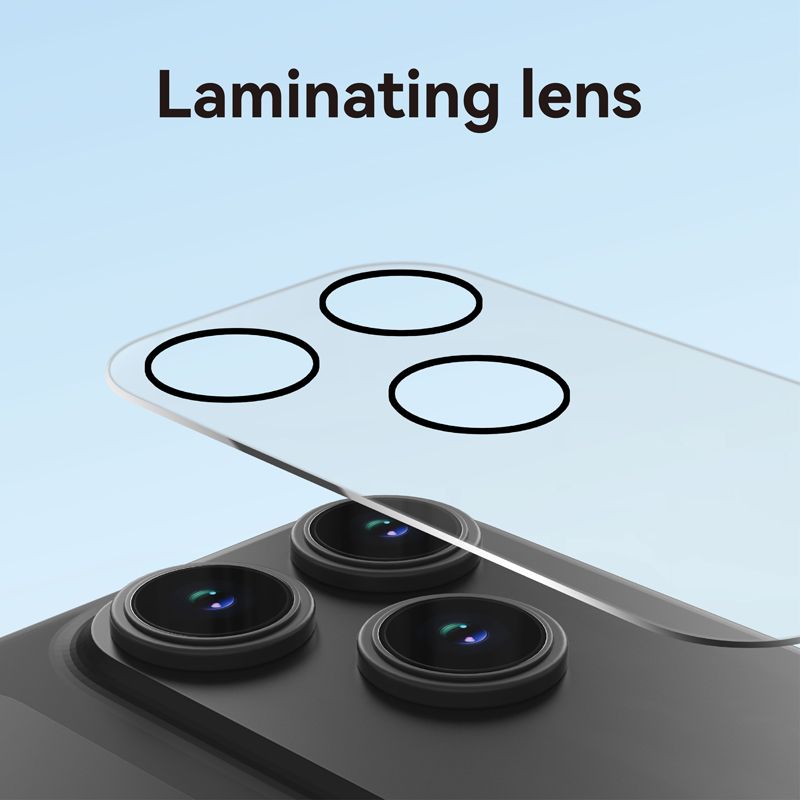 iPhone 17 Pro Max LITO C1 Camera Anti-Glare Tempered Glass - Black