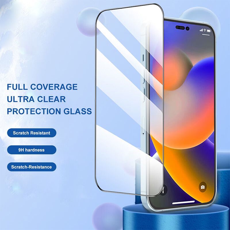 iPhone 17 Pro LITO D13 HD PRO Clear Full Glass Full Glue-ESD Glue - BlacK