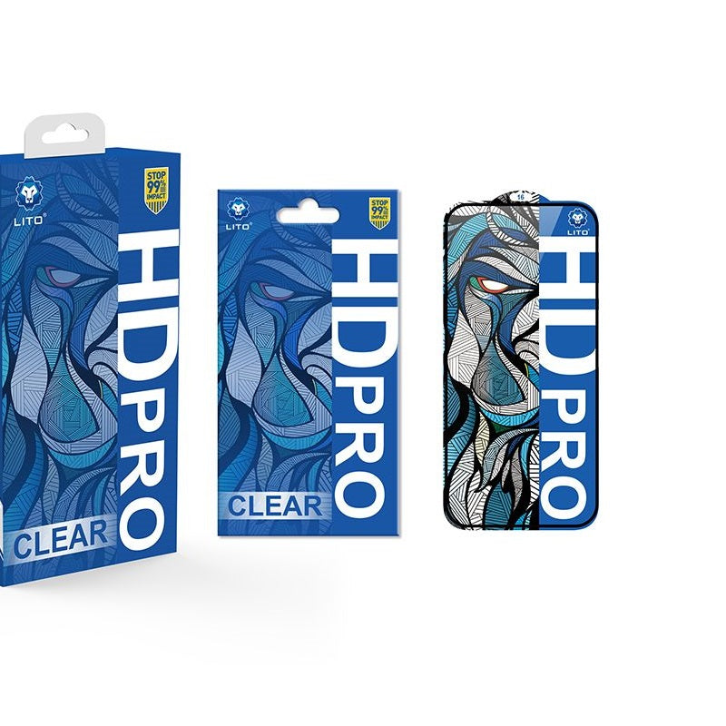 iPhone 17 Pro LITO D13 HD PRO Clear Full Glass Full Glue-ESD Glue - BlacK