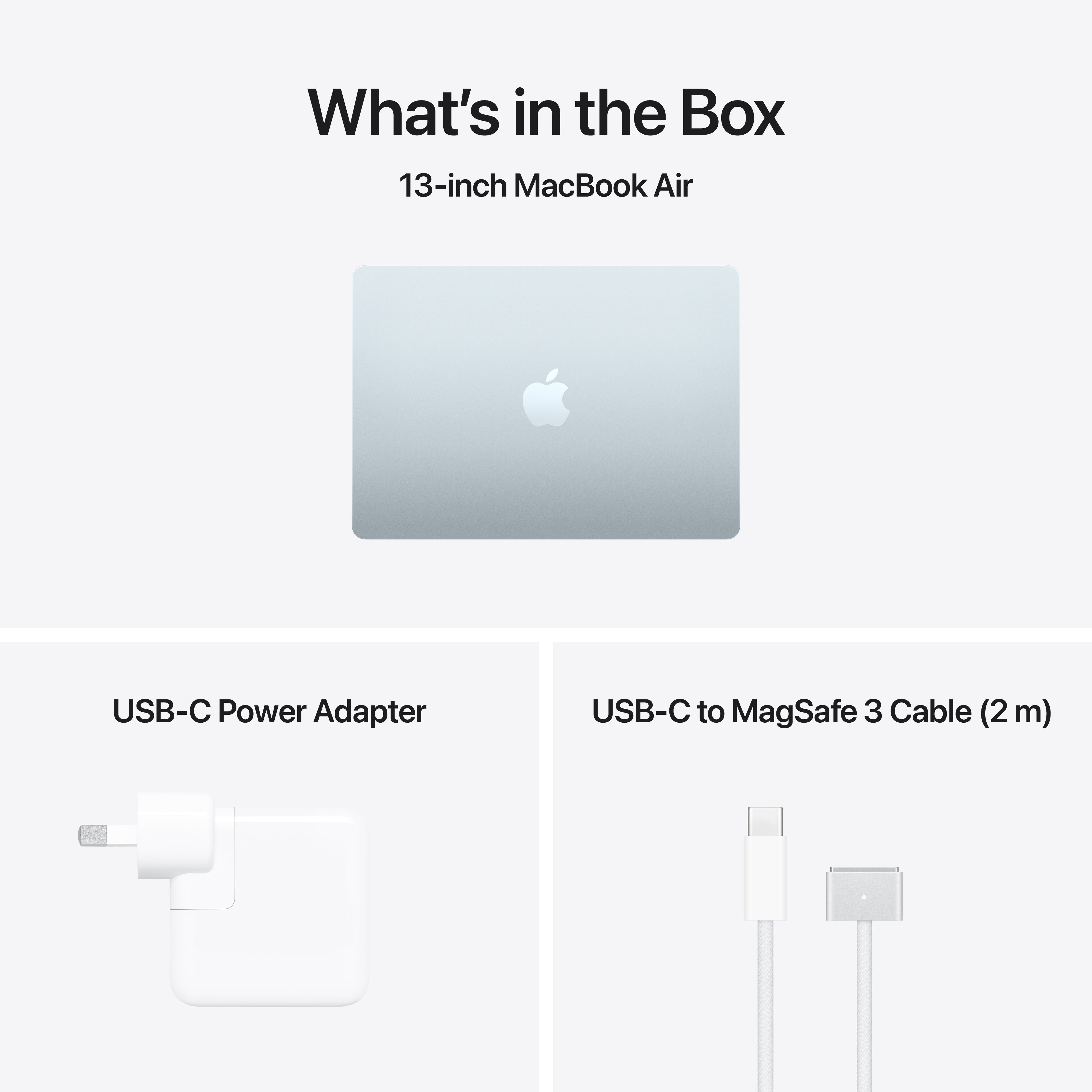 MacBook Air 13.6in - Sky Blue - M5 (10C CPU / 10C GPU) - 16GB - 1TB SSD