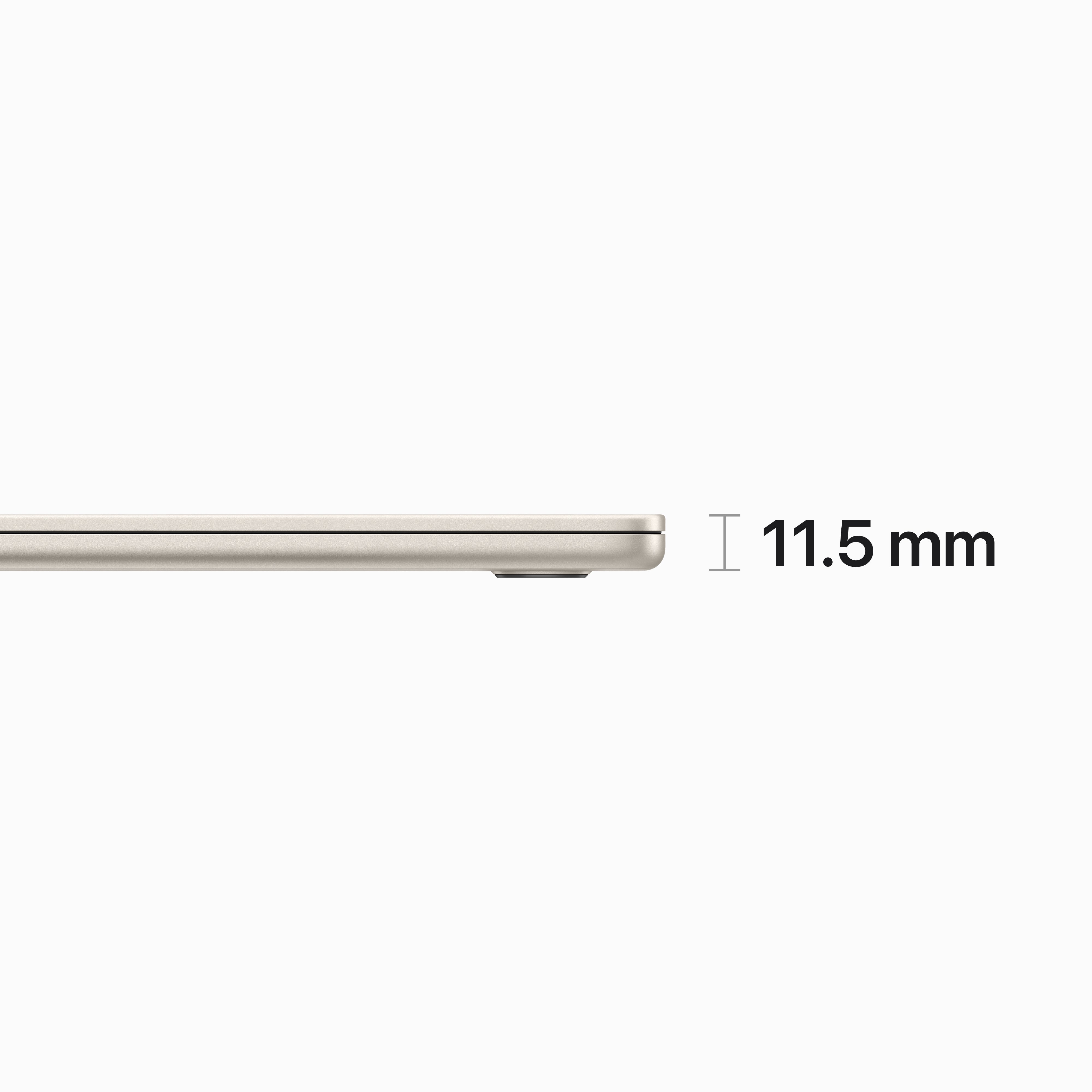 MacBook Air 15.3in - Starlight - M2 (8-core CPU / 10-core GPU) - 8GB - 256GB SSD