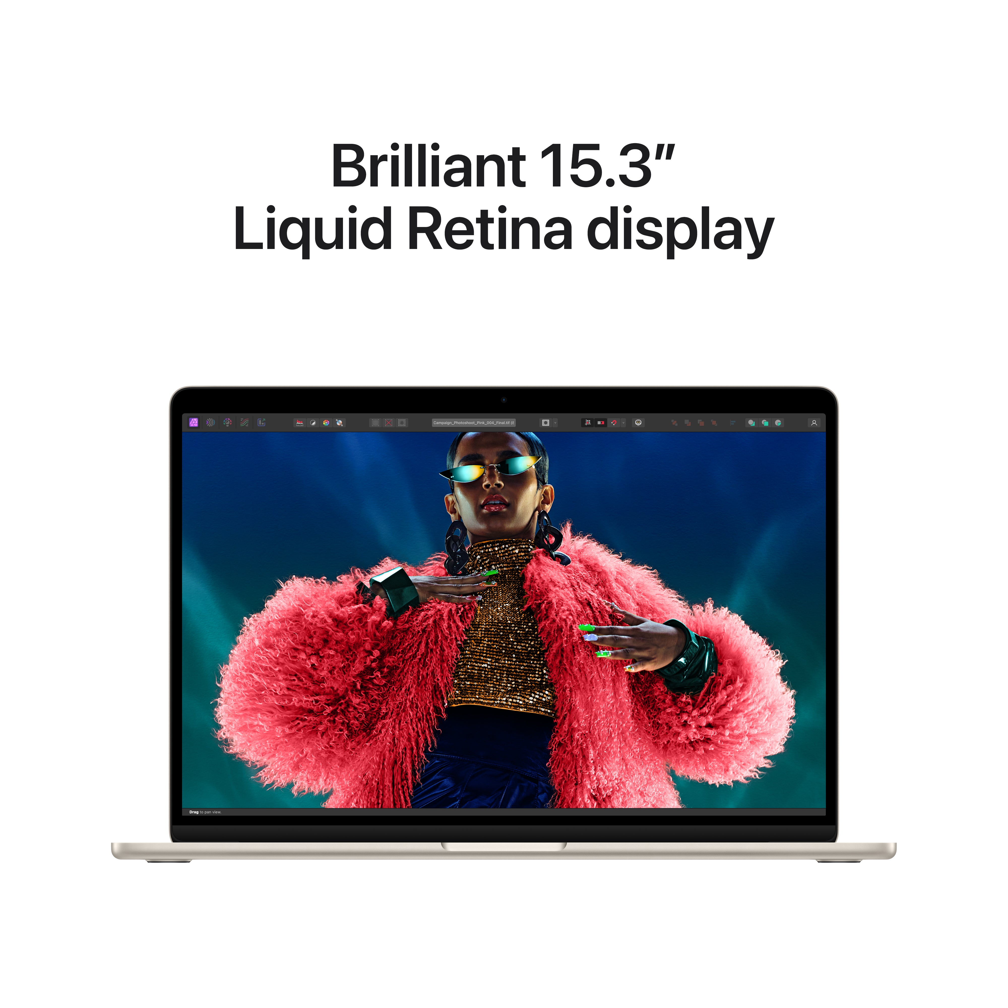 MacBook Air 15.3in - Starlight - M3 (8-core CPU / 10-core GPU) - 8GB - 512GB SSD - 35W Dual USB-C Port Power Adapter