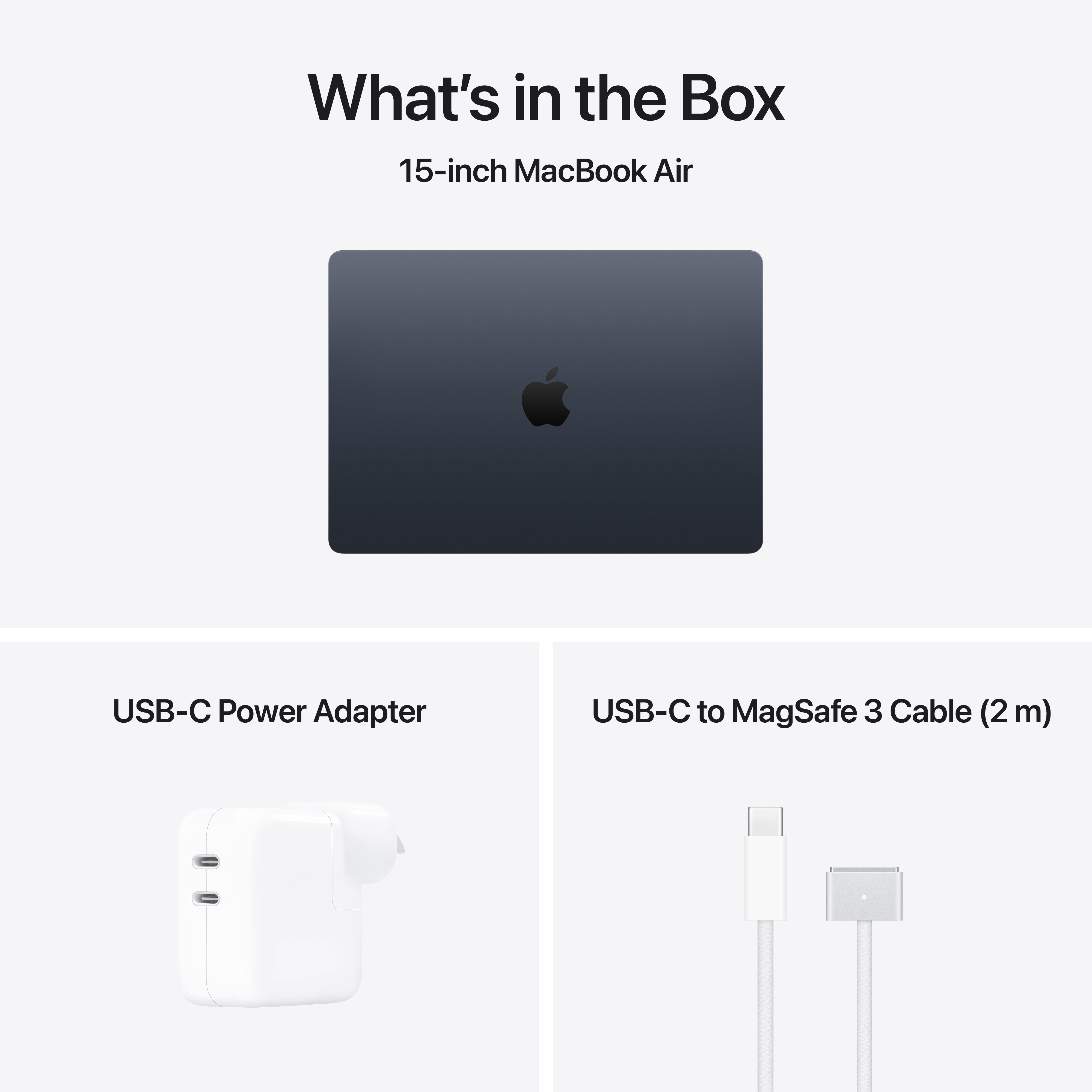 MacBook Air 15.3in - Midnight - M5 (10C CPU / 10C GPU) - 16GB - 1TB SSD