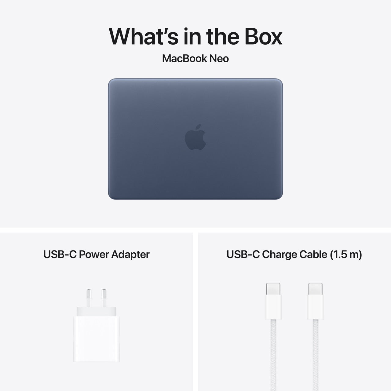 MacBook Neo 13in - Indigo - A18 Pro - 8GB unified memory - 256GB SSD - Magic Keyboard (EN)