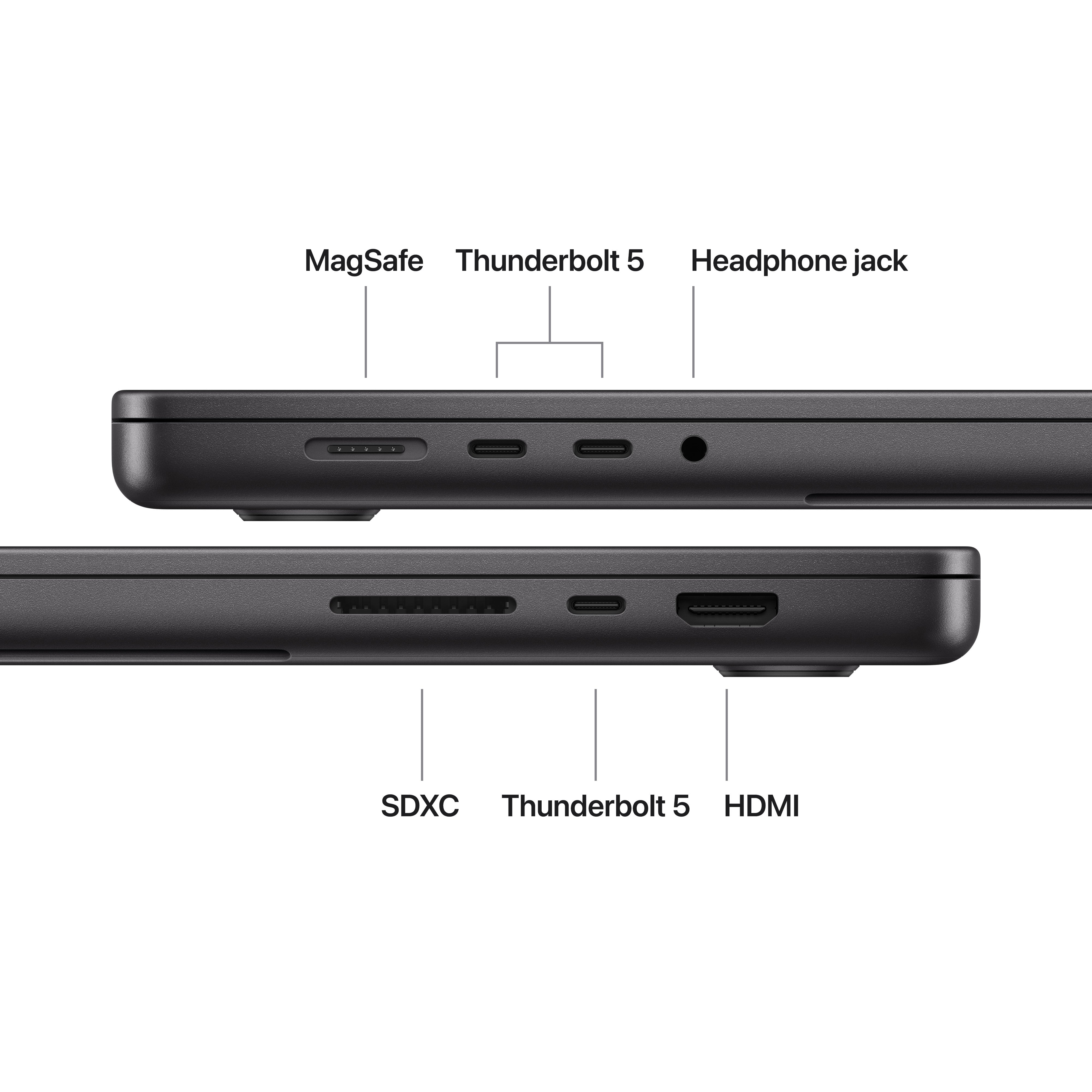 MacBook Pro 16.2in - Space Black - M5 Max (18C CPU / 32C GPU) - 36GB - 2TB SSD - 140W