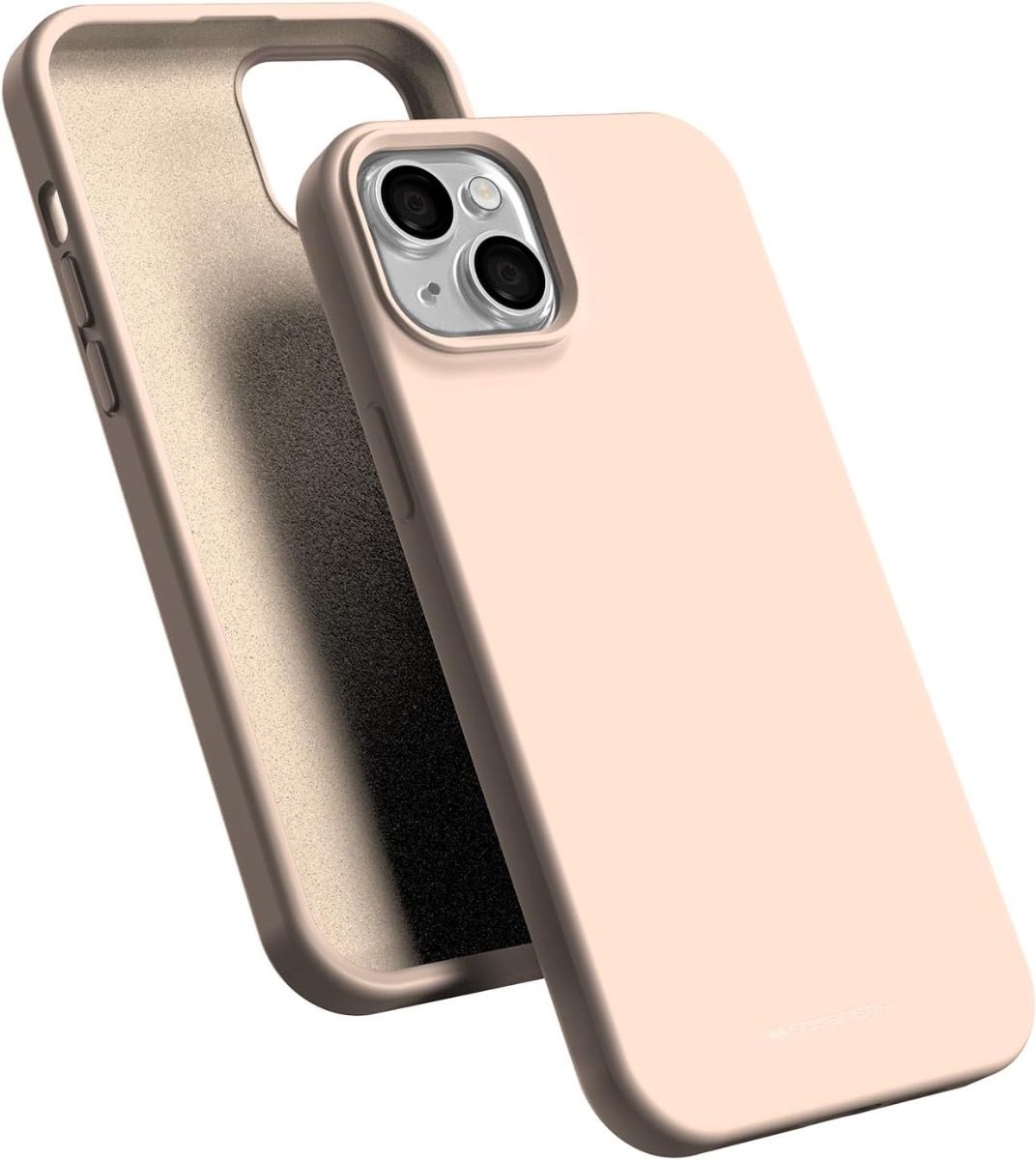 iPhone 17 Pro Max Goospery Mercury Silicone Case - Pink Sand