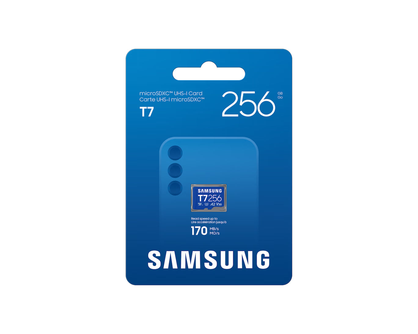 Samsung T7 microSD Card microSDXC™ UHS-I 256 GB