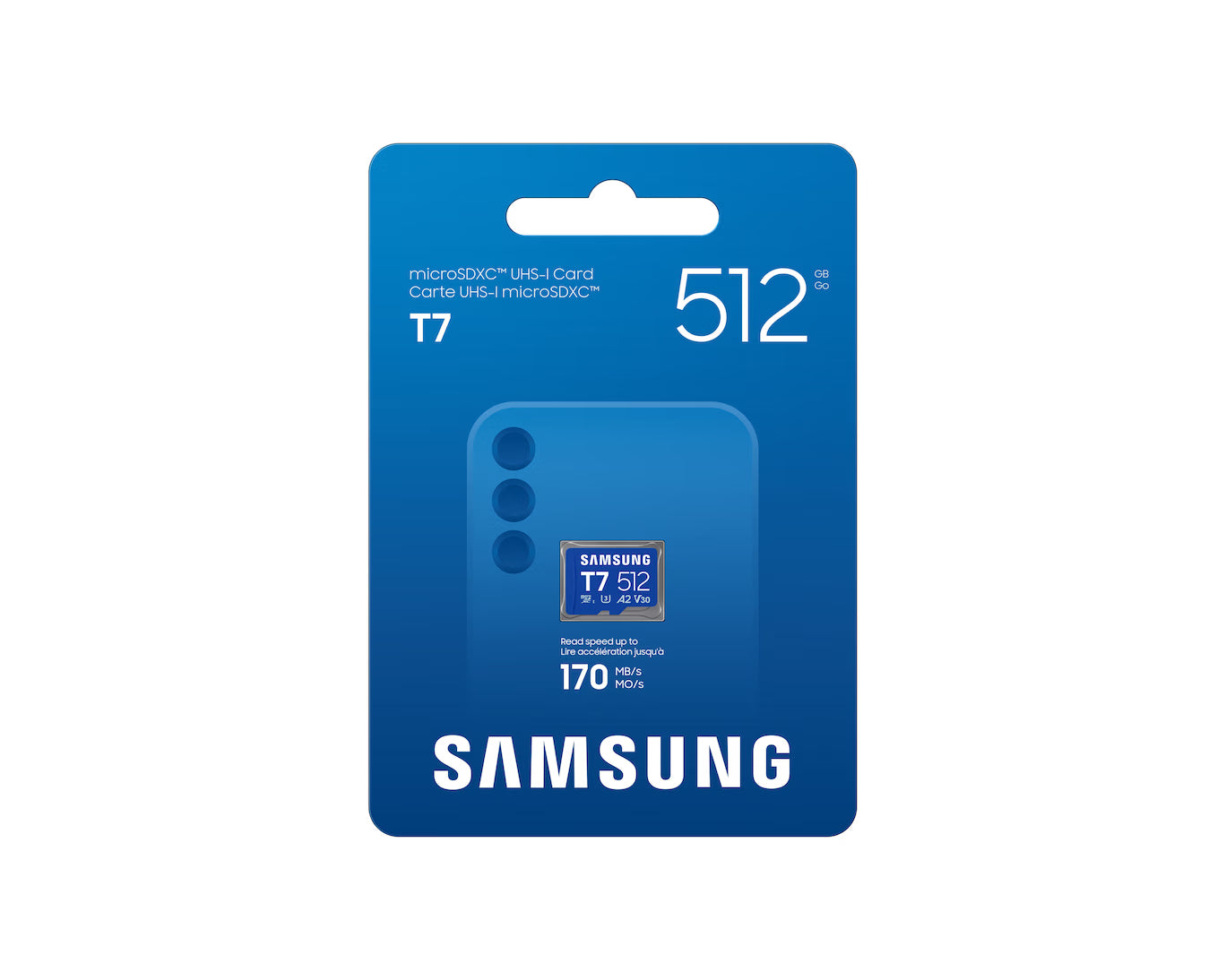 Samsung T7 microSD Card microSDXC™ UHS-I 512 GB