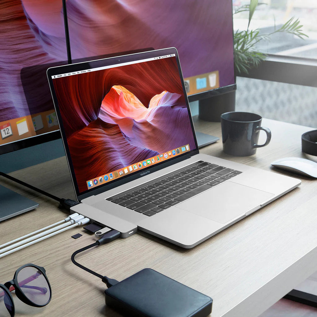 HyperDrive PRO 8-in-2 USB-C Hub - Grey GN28D-SILVER