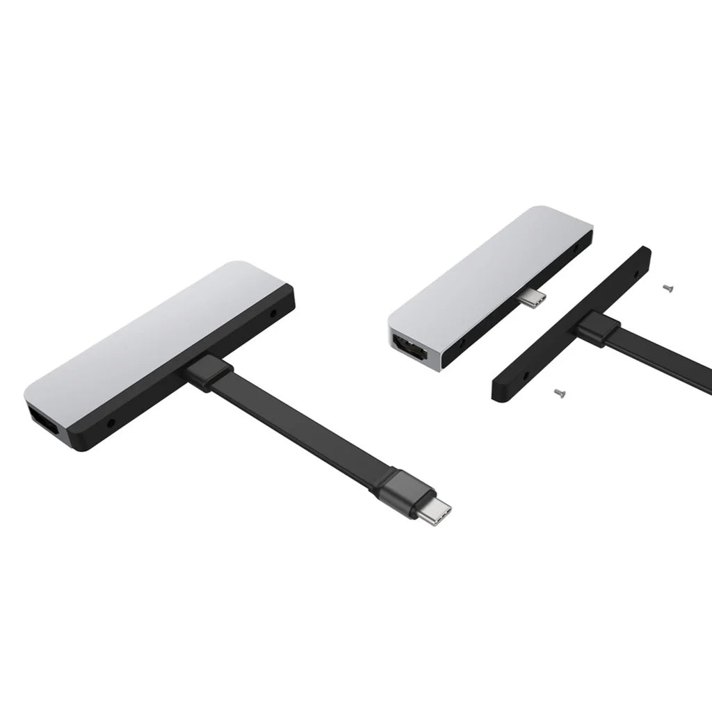 HyperDrive 6-in-1 USB-C Hub for iPad Pro/Air - Silver HD319B-SILVER
