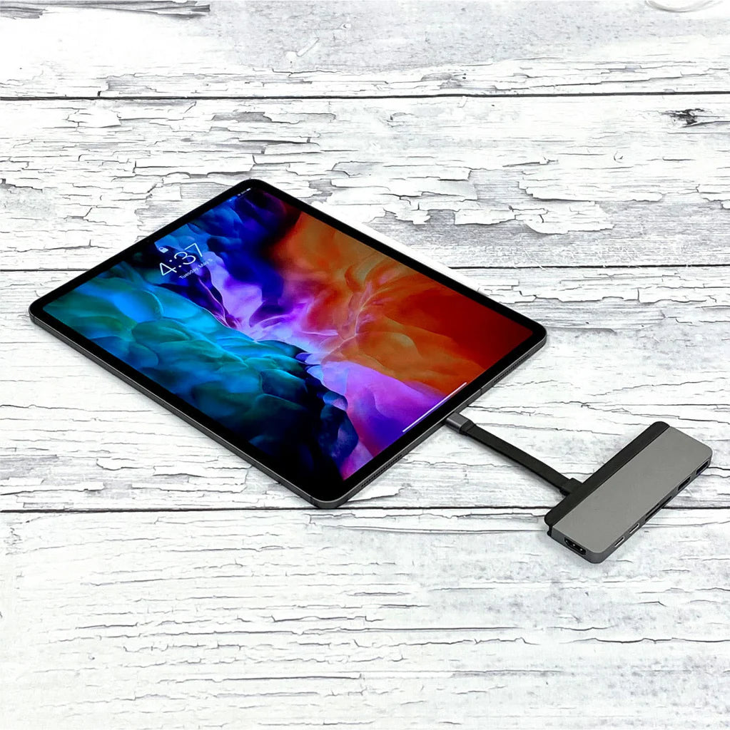 HyperDrive DUO 7-in-2 USB-C Hub - Silver HD28C-SILVER