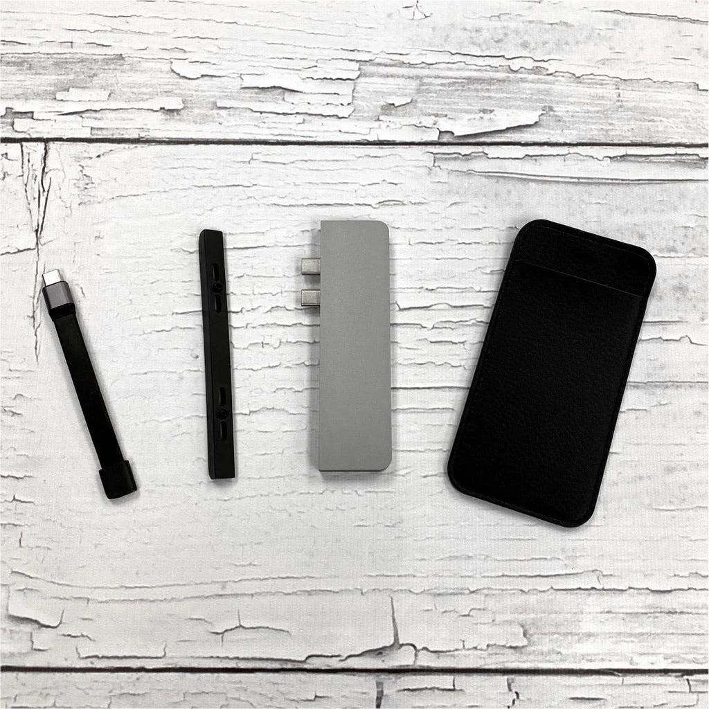 HyperDrive DUO 7-in-2 USB-C Hub - Silver HD28C-SILVER