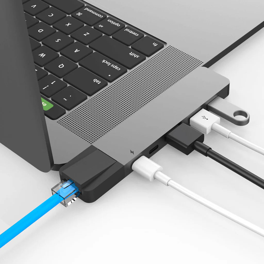 HyperDrive NET 6-in-2 USB-C Hub - Grey - GN28N-GRAY