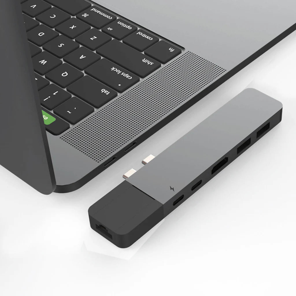 HyperDrive NET 6-in-2 USB-C Hub - Grey - GN28N-GRAY
