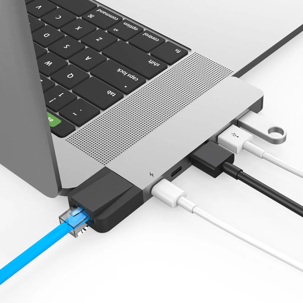HyperDrive NET 6-in-2 USB-C Hub - Silver GN28N-SILVER
