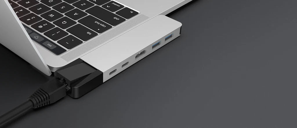 HyperDrive NET 6-in-2 USB-C Hub - Silver GN28N-SILVER