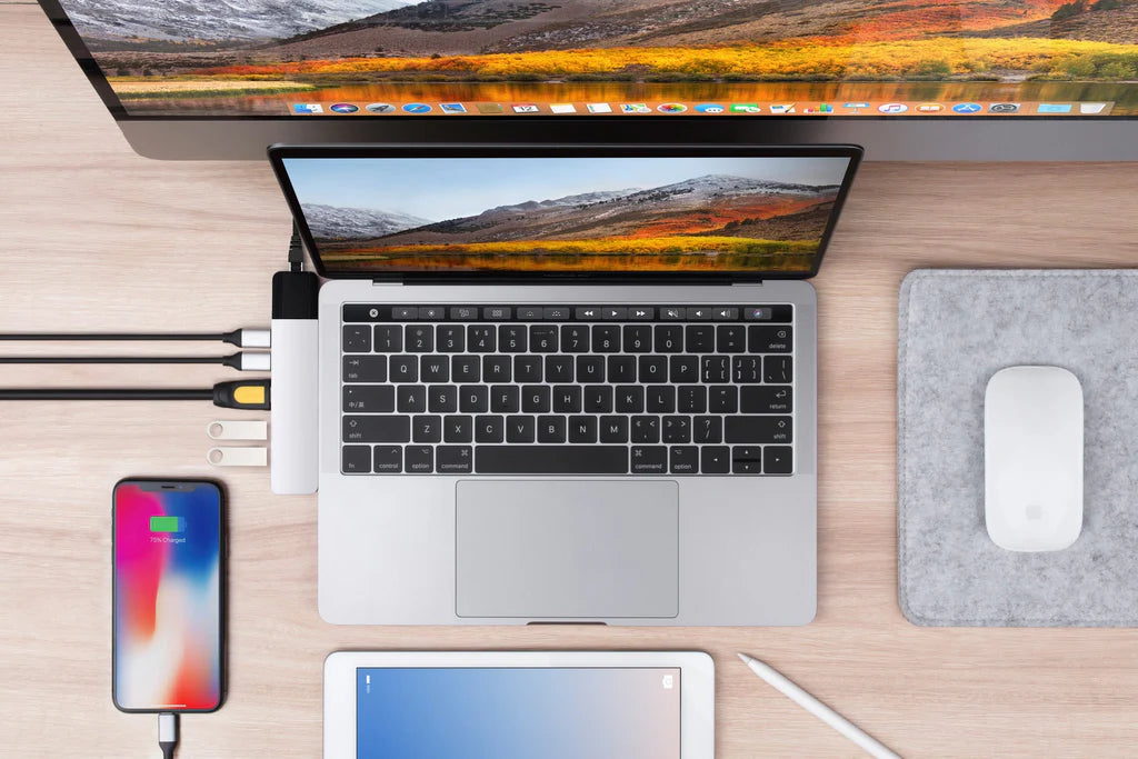 HyperDrive NET 6-in-2 USB-C Hub - Silver GN28N-SILVER