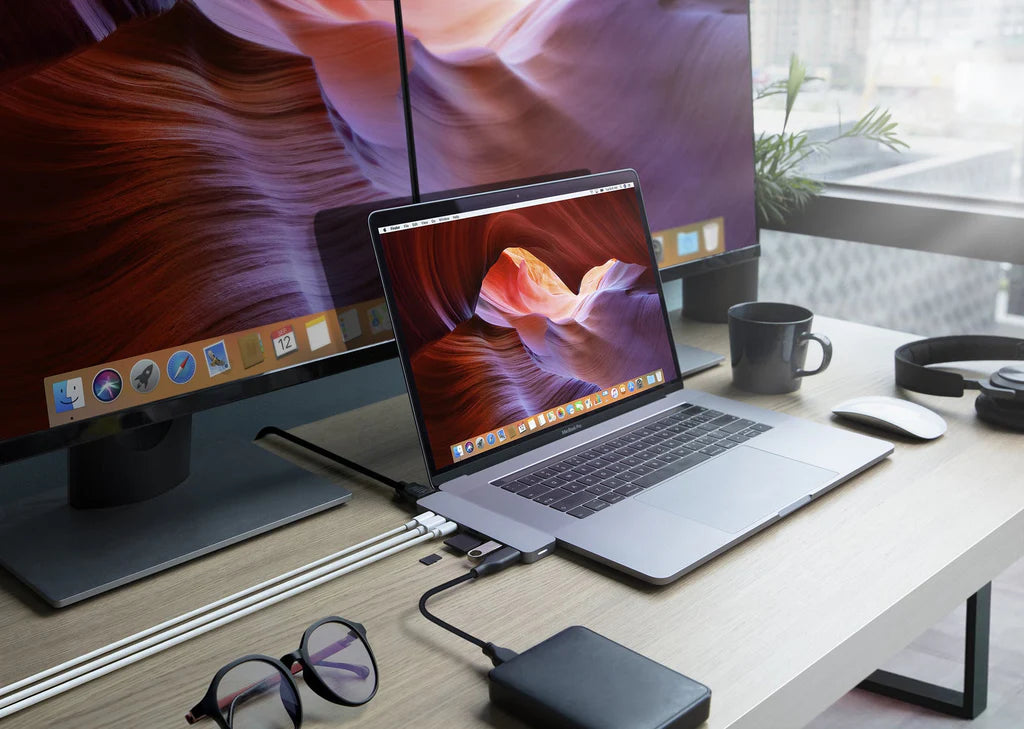 HyperDrive PRO 8-in-2 USB-C Hub - Grey GN28D-GRAY