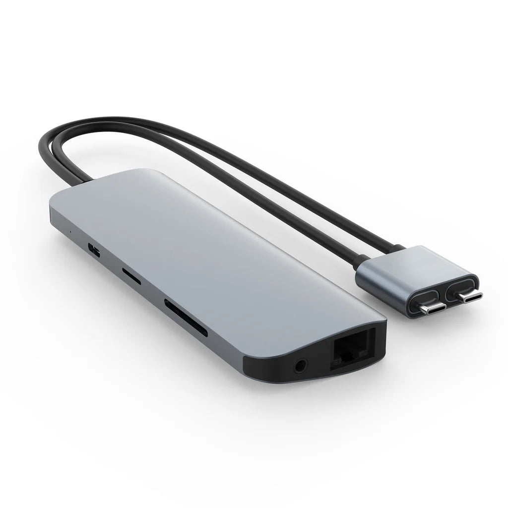 HyperDrive VIPER 10-in-2 USB-C Hub - Grey HD392-GRAY