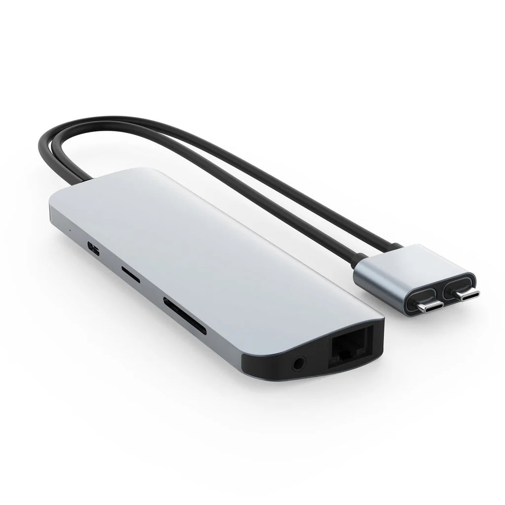 HyperDrive VIPER 10-in-2 USB-C Hub - Silver HD392-SILVER