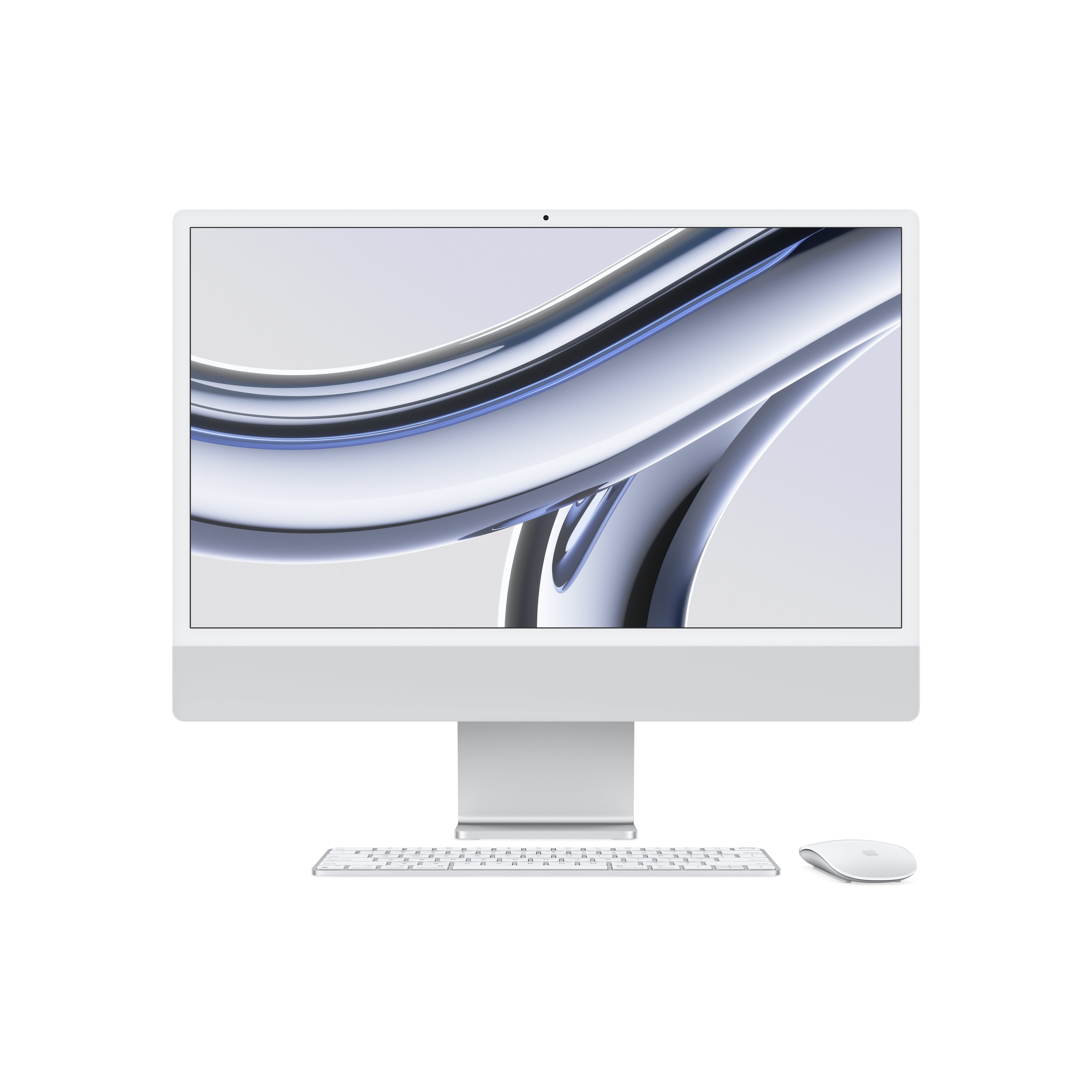 iMac 24-inch M3 Chip 8C CPU & 10C GPU 256GB SSD 8GB Memory SILVER MQRJ3X/A