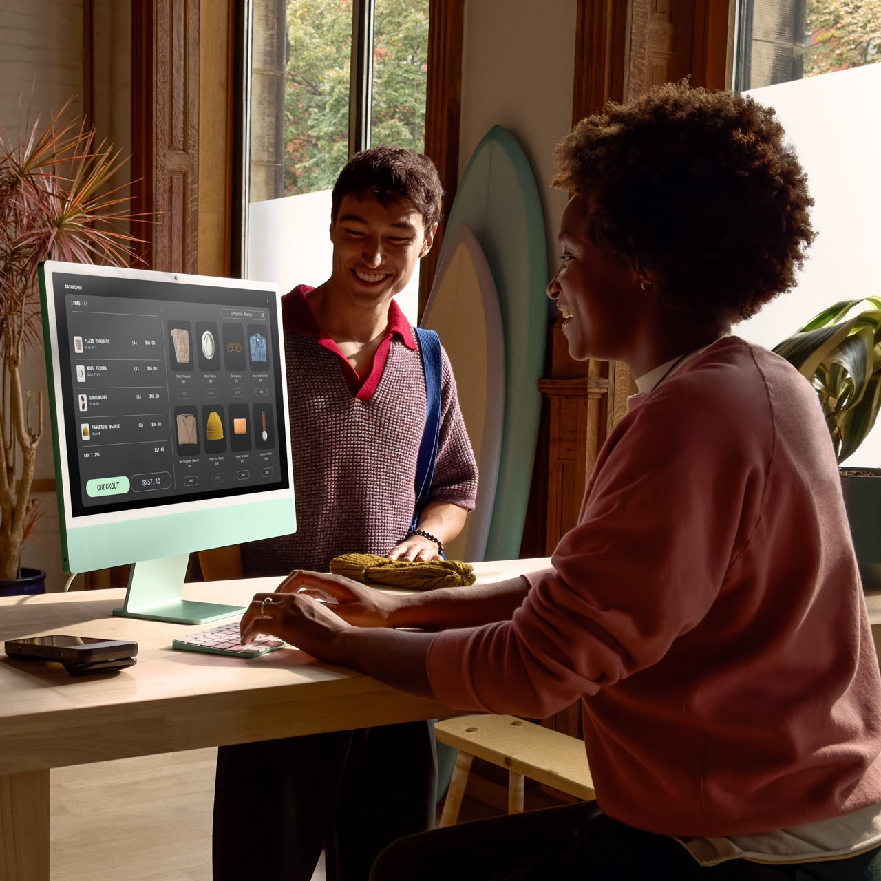 iMac 24in Retina 4.5K - Green - M4 (8-core CPU / 8-core GPU) - 16GB - 256GB SSD Magic Keyboard (EN)