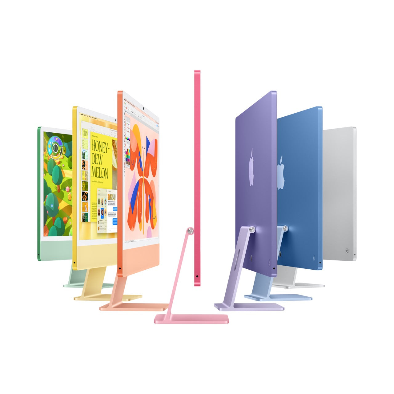 iMac 24in Retina 4.5K - Pink - M4 (8-core CPU / 8-core GPU) - 16GB - 256GB SSD Magic Keyboard (EN)