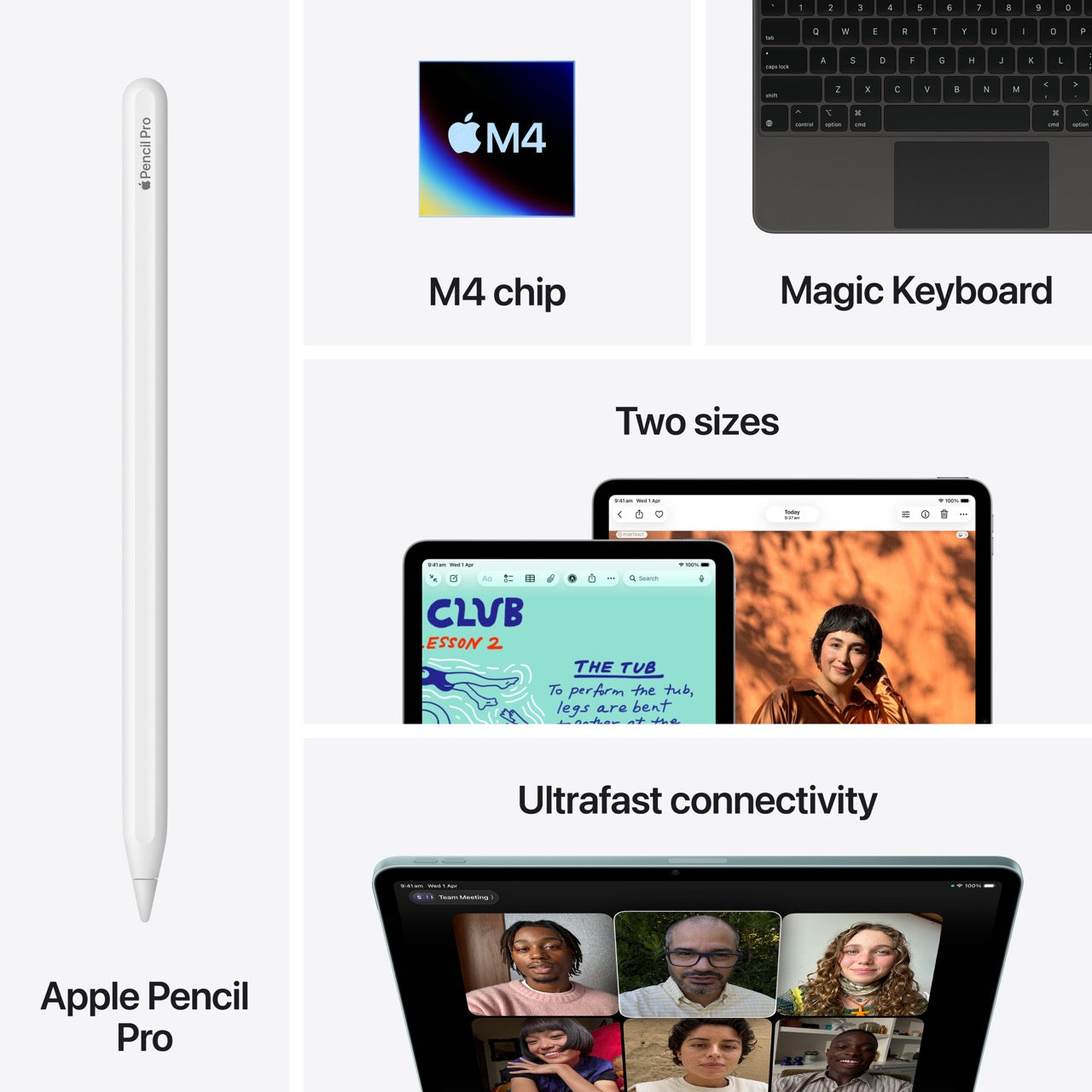 iPad Air 13in (M4) Wi-Fi 1TB - Space Grey