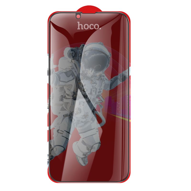 Hoco iPhone 16 Pro & 17 G15 Privacy 9D Full Cover Tempered Glass - Black